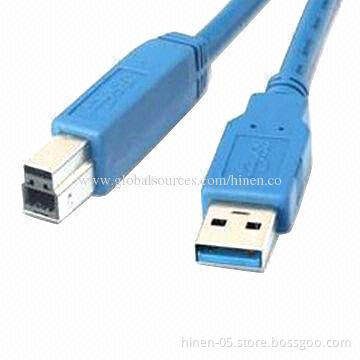 USB Cable with Nickel Plating and PVC Molding